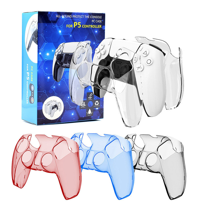 Crystal Shell Game Controller Protective Case Cover for PS5 Vibration Joystick Gamepad Game Controller for Ps5 PlayStation5 with Retail Box
