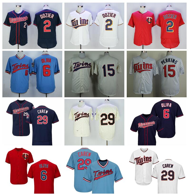 1948 1969 1987 1991 Vintage Baseball 6 Tony Oliva Jersey 29 Rod Carew 15 Glen Perkins 2 Brian Dozier 1948 Turn Back Retire