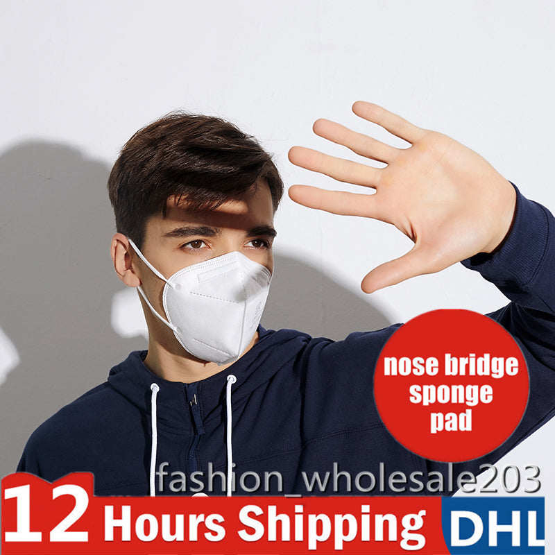 OMC 50PC-Box Wholesale 2~5days free ship N 95 Facemasks FFP 2 BFE &gt;95 Face Masks with CONFORMITE EUROPEENNE Certification