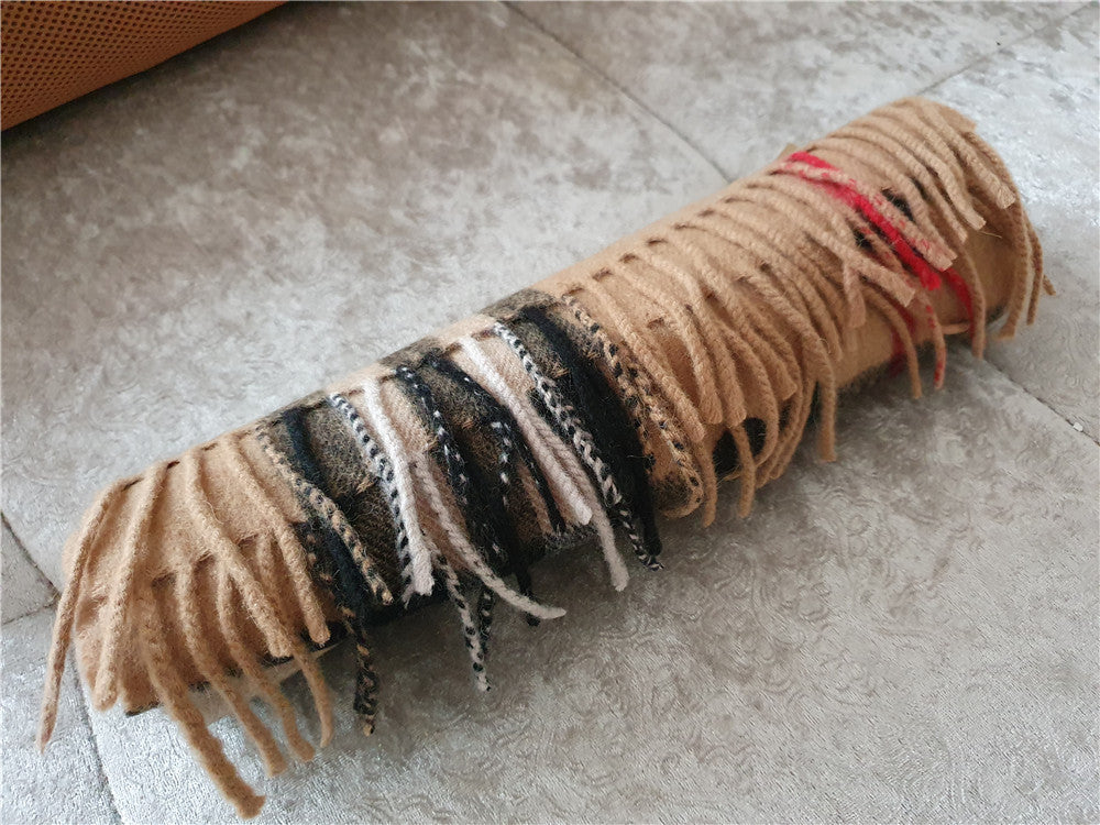 Cashmere Women Scarf Brand Neckerchief 180x35cm Winter Letter wool design Brand Warm Soft Shawl Wrap Scarves EM02A