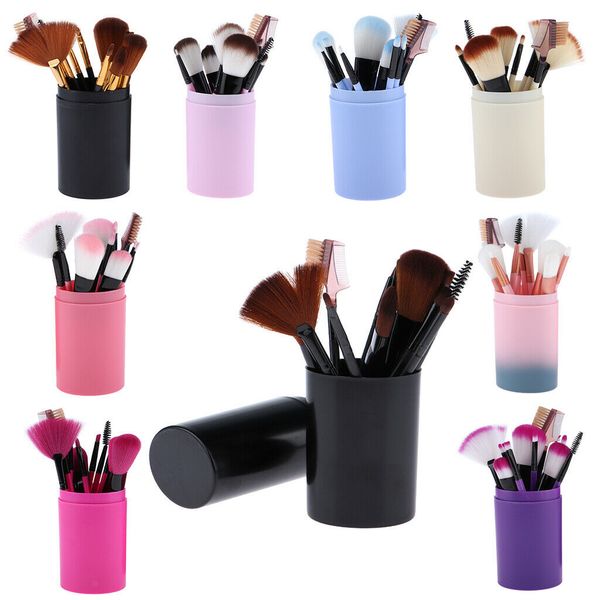 12x Makeup Brushes Eyeshadow Lip Liner Shadow Blush Powder Foundation Brush #24