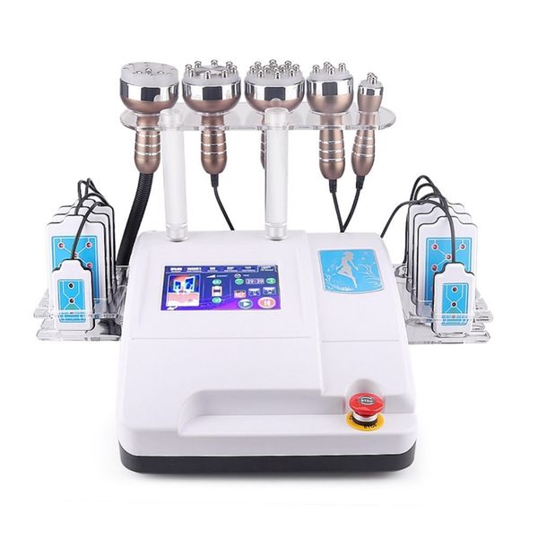 NEW Slimming Weight Fat Loss Skin Care Machine 6 In 1 Ultrasonic Cavitation RF Vacuum