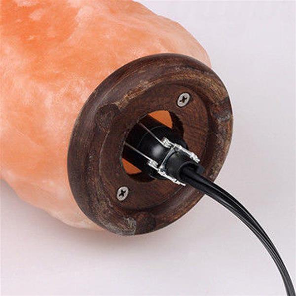 Himalayan Crystal Salt Ionic Rock Lamp with Dimmer Cable Cord Switch US Socket 1-2kg for holidays, Christmas, birthdays Lamp