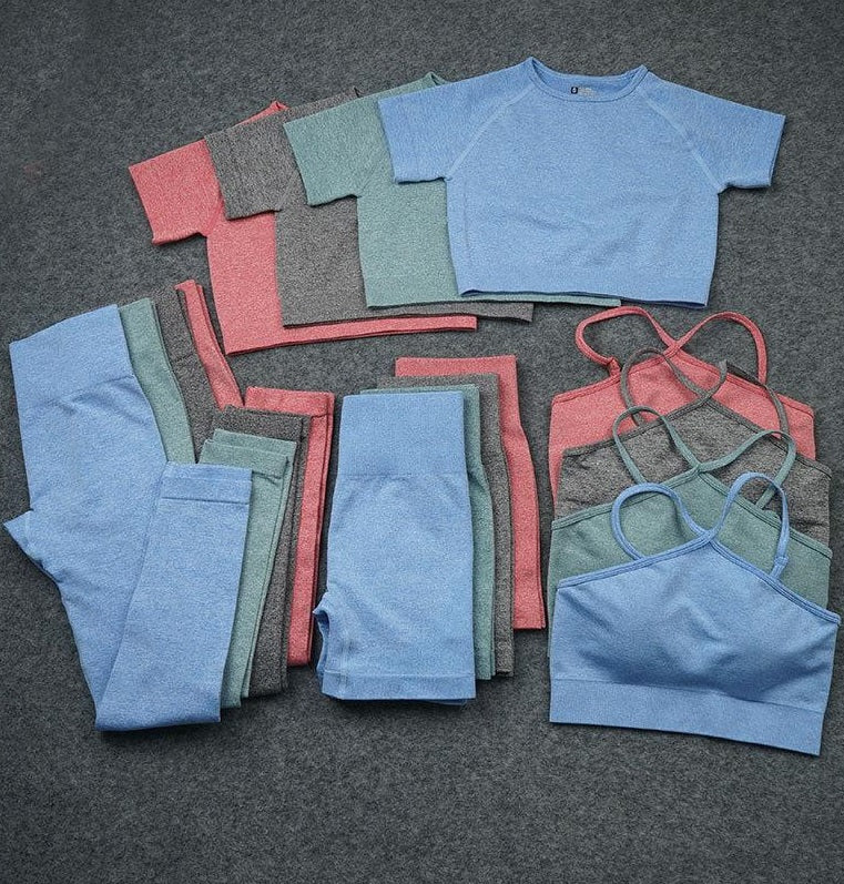 Teach Wear Tracksuits Designer Women Yoga Suit Gym Sportswear workout Tracksuit Fitness pant Sports three pieces set active Leggings flame outfits s