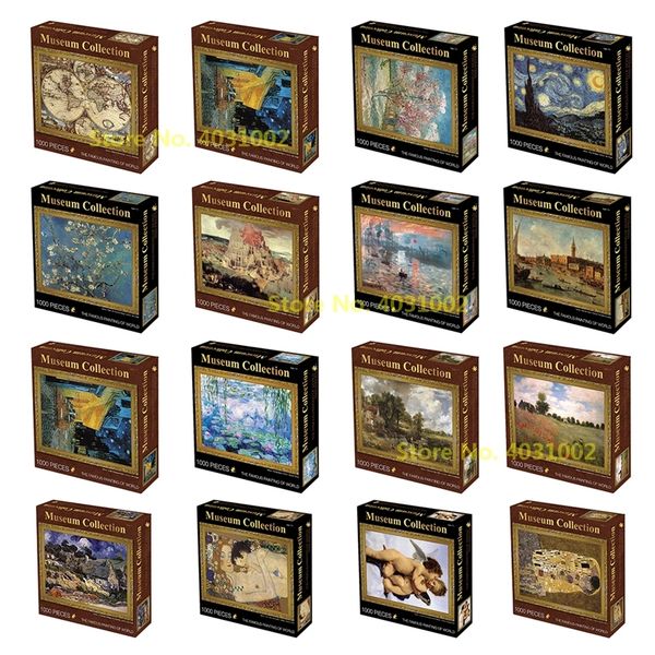 NEW Hot Sale DIY Jigsaw puzzle 1000 pieces jigsaw Puzzles for Adult Kids Educational Puzzle Toys Home Wall Decoration Painting 201218