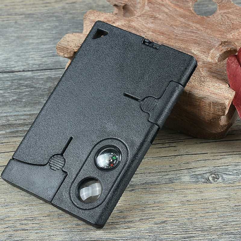 Dropshipping New 9 in 1 Portable Durable Card Knife Tactical EDC Tool Outdoor Sport Camping Survival Self-Defense Equipment