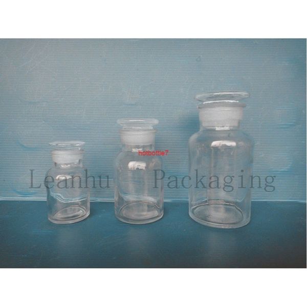 wholesale Clear Glass Reagent Bottle Alcohol Container Empty Cosmetics Packaging Apothecary bottleshigh qualtity285o