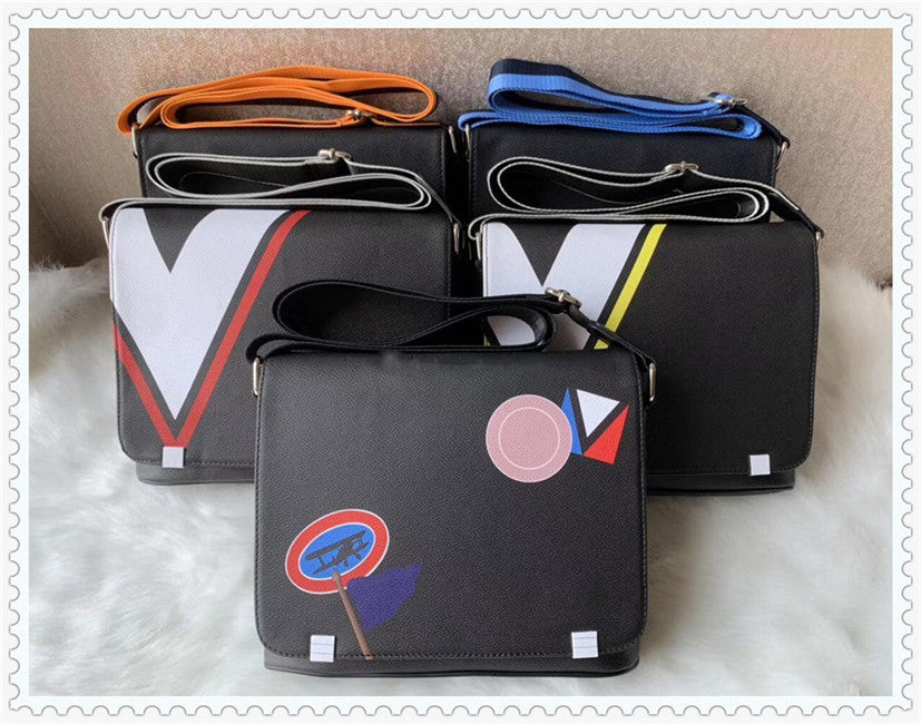 zz classic mens bag leather handbag totes black briefcase laptop shoulder bags messenger bag printing business crossbody bag