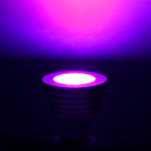 Hot sale E27 5W 85V-265V RGB Remote Control Spot Light Lamp Spotlights Bulbs for Home Indoor Lightin Top-grade material Spotlight