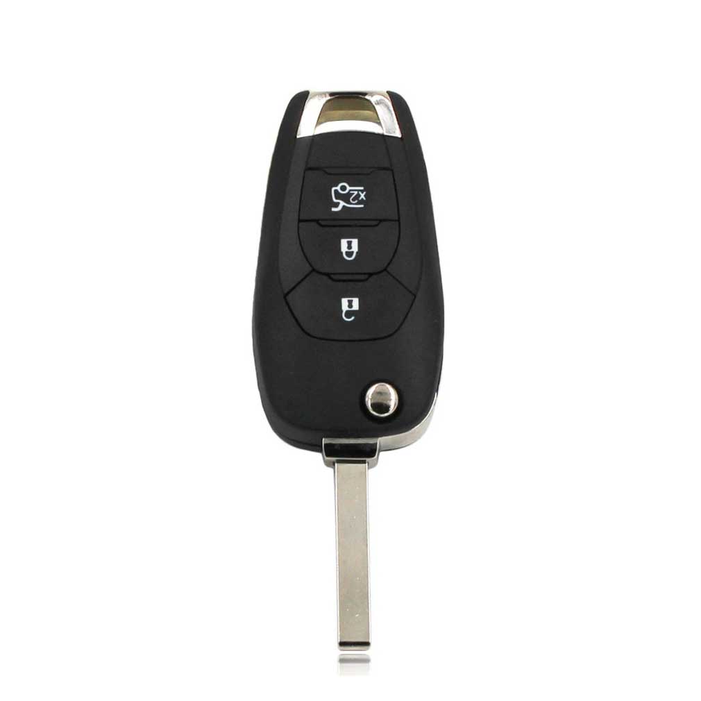 Folding Modified 3 Button Smart Remote Key Fob For Cruze 2014-2018 315 MHZ With ID46 Chip PCF7941