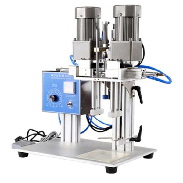Semi-automatic bottle cap machine, glass bottle cap capping machine, desktop cosmetic capping machine, beverage and wine bottle capping mach