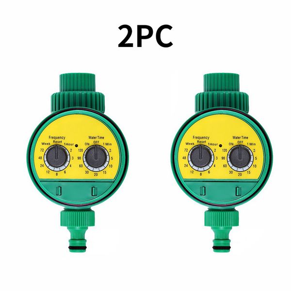 2pcs Automatic Garden Watering Timer Ball Valve Controller System With Electronic LCD Display Home Garden Irrigation Controller Y200106