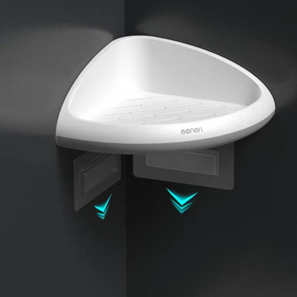 Bathroom Storage Corner Rack Organizer Shampoo Toothbrush Holder Toothpaste Squeezer Dispenser Storage Rack Bathroom Accessories LJ201204