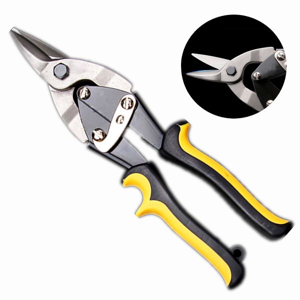 250mm 10&quot; Multifunctional Steel Straight Aviation Scissor Metal Tin Snip Shear Cutting Hand Tool Wireman Home DIY Accessories Y200321