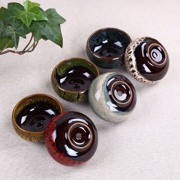 Mini Flower Ceramic Succulent Plant Pot Holder Ice Crack Glaze Home Office Decor Planter Desktop Flower Pots Ornament 5pcs Y200709
