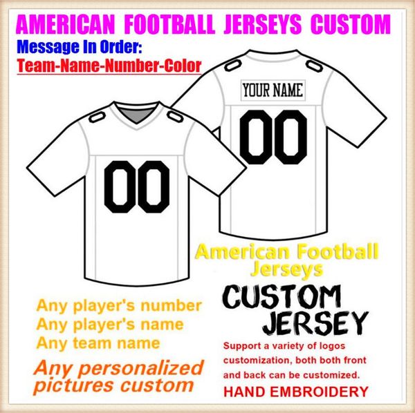 Custom American football Jerseys For Mens Womens Youth Kids BASEBALL ICE HOCKEY BASKETBALL Color Maillot de france jersey orange 4xl 5xl 6xl
