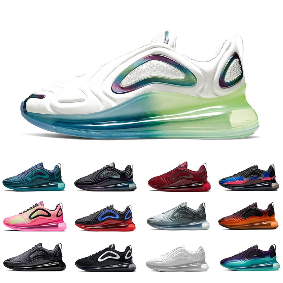 Bubble Pack II Black Speckle Sunrise Volt Psychic Powder Pale Vanilla Sea Forest Running shoes men women Mens trainers Sports sneakers