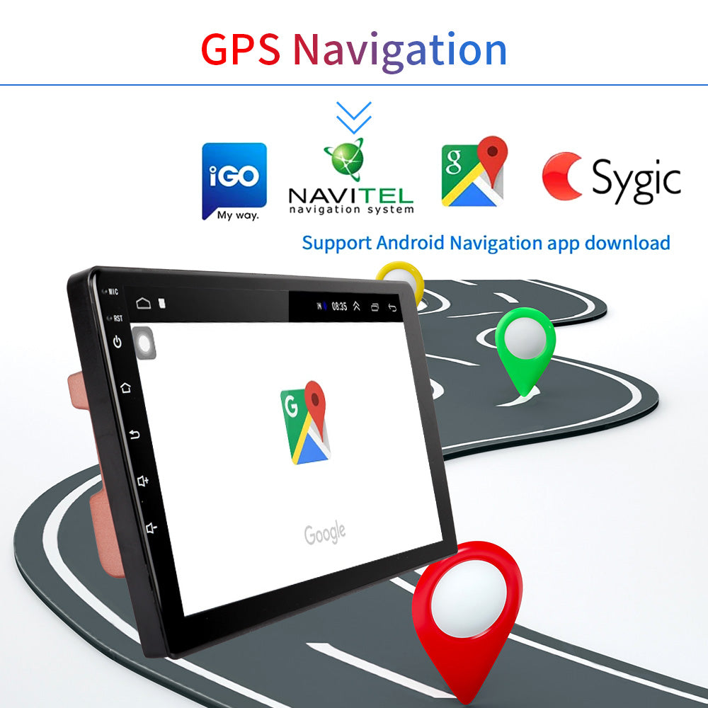 9 Inch Android Car Multimedia Player 2din Car Radio Audio Stereo Autoradio GPS Bluetooth WIFI 4G Mirrorlink MP5 Player Radio