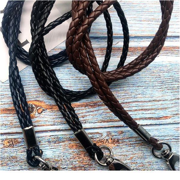 Office Lanyard Pu Necklace Lanyard With Strong Clip And Keychain For Keys Id Badge Holder Usb Flash Drive Or Ce qylFZE