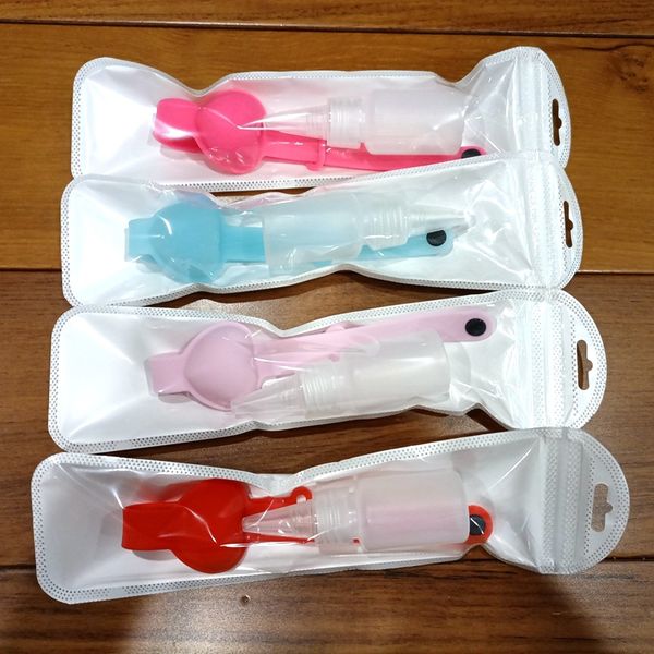 Whole Sale Hand Sanitizer Silicone Wrist Bracelet Heart Shaped Wristband Portable Dispensing Squeezy Sanitizer Bangle Party Favor Gift