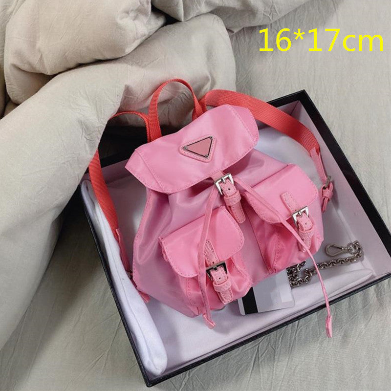 New Mini women backpacks designers crossbody chain bags fashion mini shoulder bags luxury backpacks lady purses change bag 3 colors with box