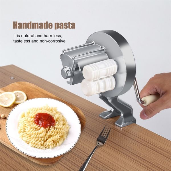 Handmade Spaghetti Pasta Maker Cutter Aluminum Alloy Fettuccine Noodle Press Making Machine T200523
