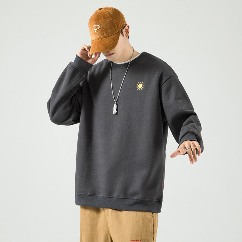 New Japan Casual O-neck 2021 Hoodie Sweatshirt Men&#039;s Thick Fleece Style Hip Hop High Streetwear Clothing G9k6