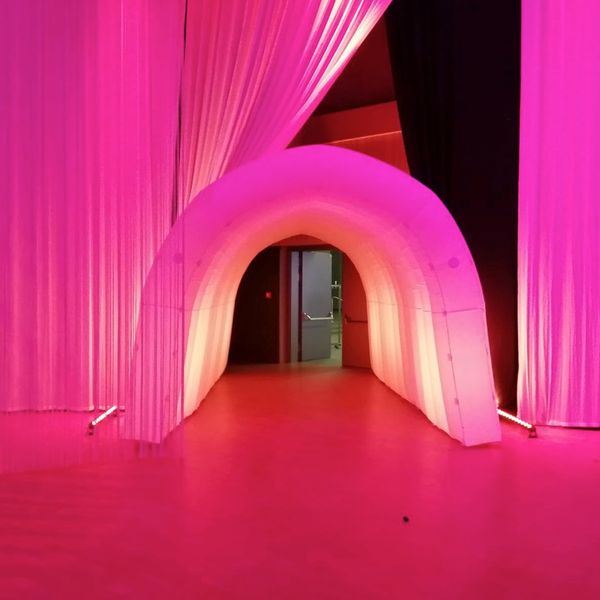 3m-6m outdoor promotional LED light inflatable tunnel tent,sport channel for wedding party event entrance