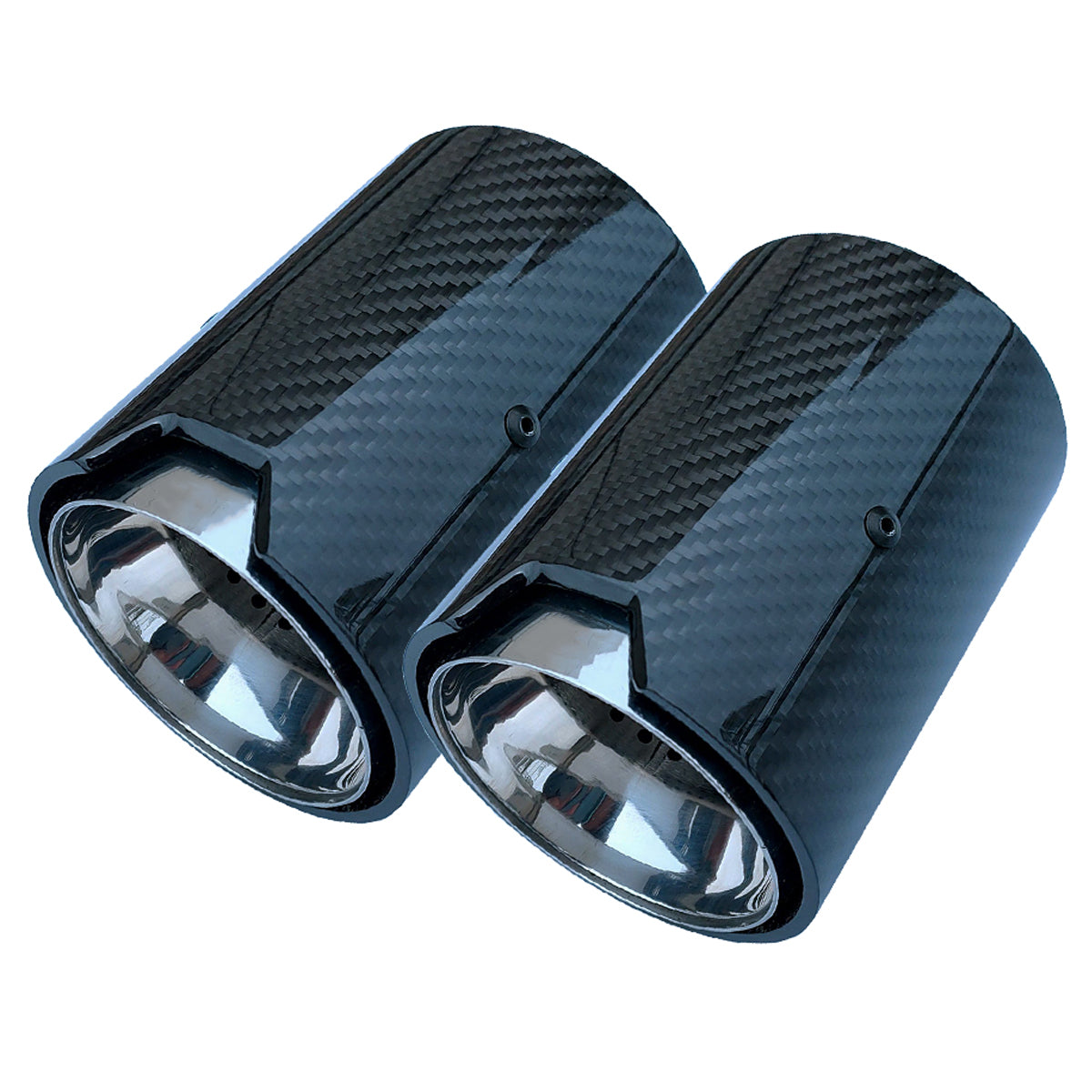 1PCS Real Carbon Fiber Exhaust Pipe Muffler tip For BMW M Performance exhaust pipe M2 F87 M3 F80 M4 F82 F83 M5 F10 M6 F12 F13