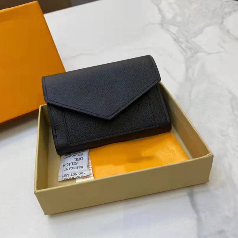 2022 designer cowhide short wallet purse fashion pu long wallets mini print card holders flowers silver letter sequin clutch bags hasp high quality