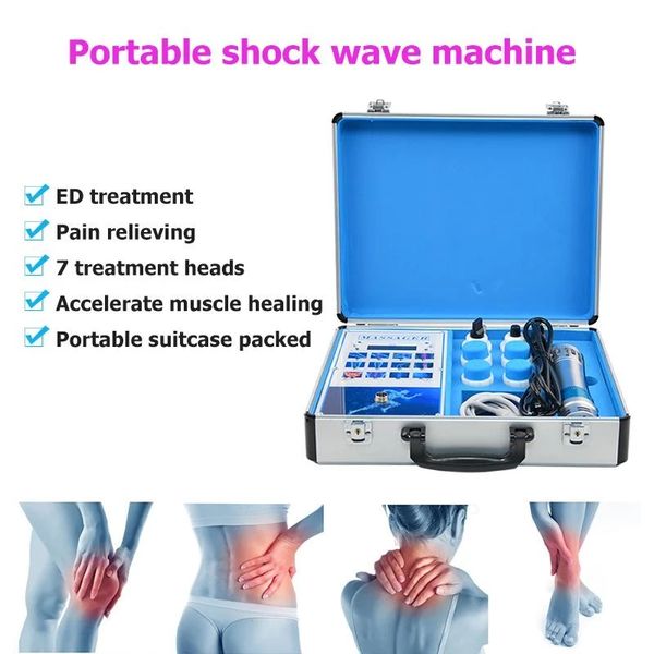 Home Use Portable Box Extracorporeal Shockwave Therapy Machine Health Care Shock Wave ED Treatment And Relieve Muscle Pain Physiotherapy Ext