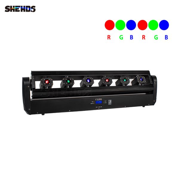 Laser Lighting 6x500mw RGB+RGB Beam Moving Head Of Disco DJ Music Party or Stage Performance Professional Stage Equipment