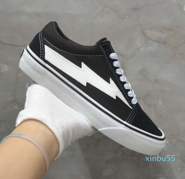2024 Shoe Lightning Pattern Men Street Skateboarding Sneakers