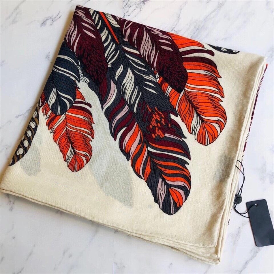 Silk and cashmere scarf exquisite printing design brand women&#039;s scarves fashion matching scarf gift good scarves 140*140cm