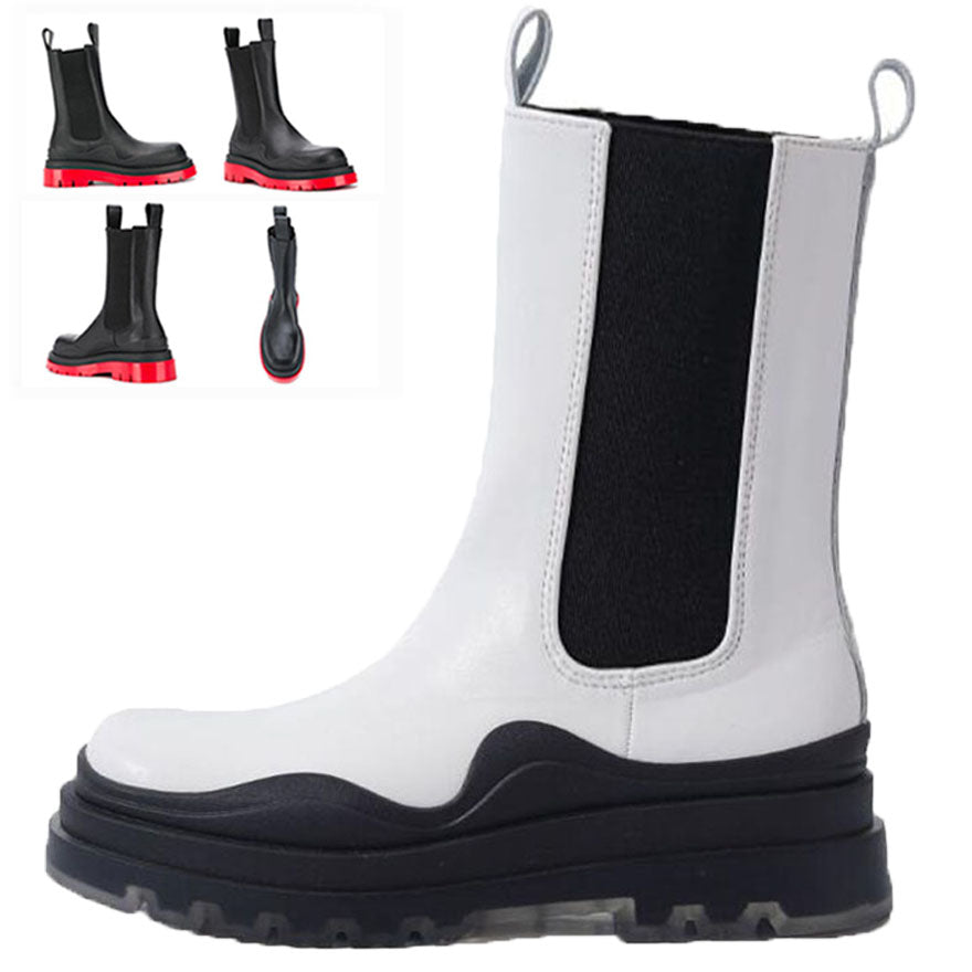 2021 Classic Bottega-booties TIRE BOOTS Man women platform chunky boot lady boot luxury designer women boots Mid-Calf designer boots 35--40