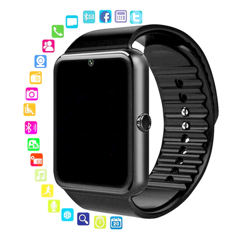 Wholesale Smart Watch GT08 Clock Sync Notifier Support Sim TF Card Bluetooth Connectivity Android Phone Smartwatch Alloy Smartwatch5pcs-lot