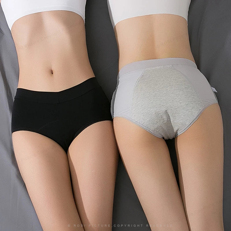 Cotton Women&#039;s Menstrual Period Panties For Female High Waist Leak proof Menstruation Briefs Underwear High Quality Lingerie