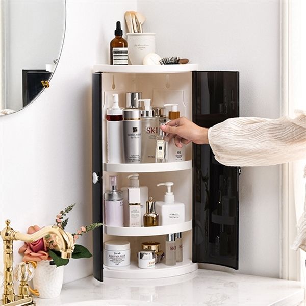 Fashion New Shelf Large Capacity Saving Space Storage Rack Shampoo Cosmetic Organizer Holder Home Bathroom Accessories Z1123