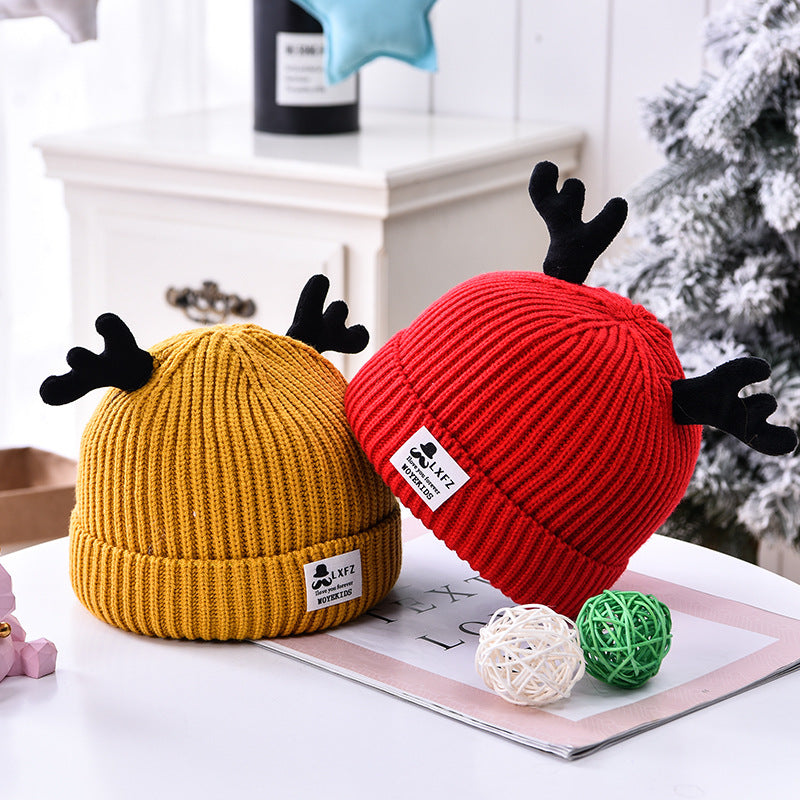 Handmade Cute Kids Winter Kep Warm Knitting Wool Hat Beanies Hats 5 Color Gorros Brand Beanie Caps Bonnet