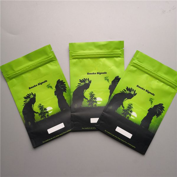 New 3.5g Mylar Flavor Bag Herb Flower Electronics Zipper Dry Tobacco Bag de varejo Zushi Ponto de prova