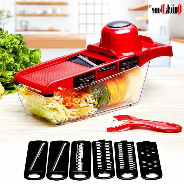 Fruit Vegetable Slicer Cutter With Stainless Steel Blade Manual Potato Peeler Carrot Grater Dicer Wholesale