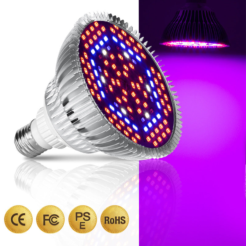 Discount LED Grow Light Full Spectrum 30W-50W-80W E27 LED Growing Bulb for Indoor Hydroponics Flowers Plants LED Growth Lamp Fast delivery