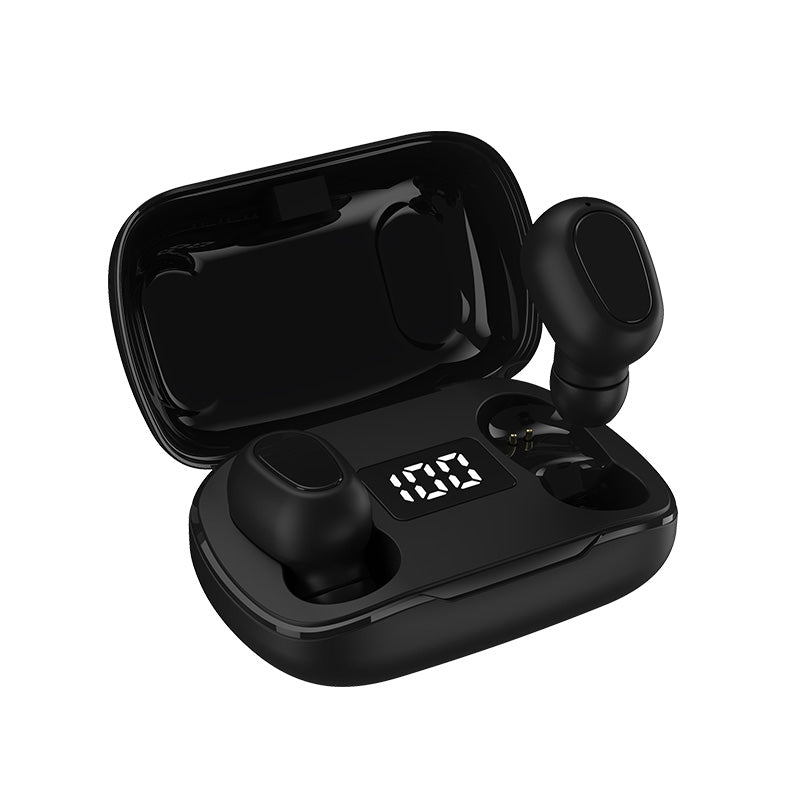 Wholesale L21pro TWS Wireless Headphone Bluetooth Earphone CellPhone Earbuds V5.0 NFC Stereo Earbud LED Display Touch Control 350mAh Headset Cell Ph
