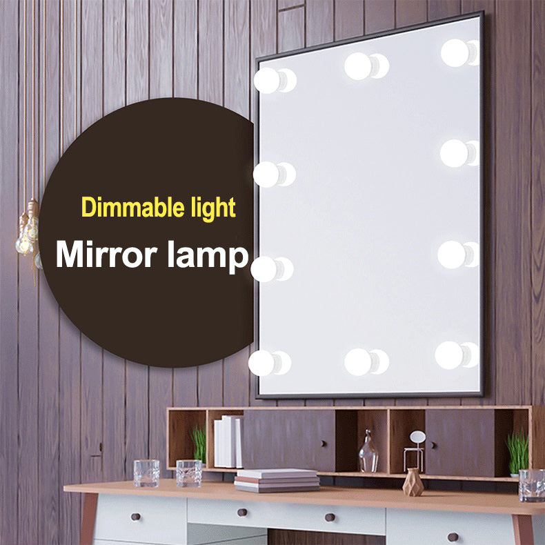 LED 12V Bulb Hollywood Vanity Lights Makeup Mirror Light Stepless Dimmable Wall Lamp 6-10-14 Bulbs Kit for Dressing Table wholesale