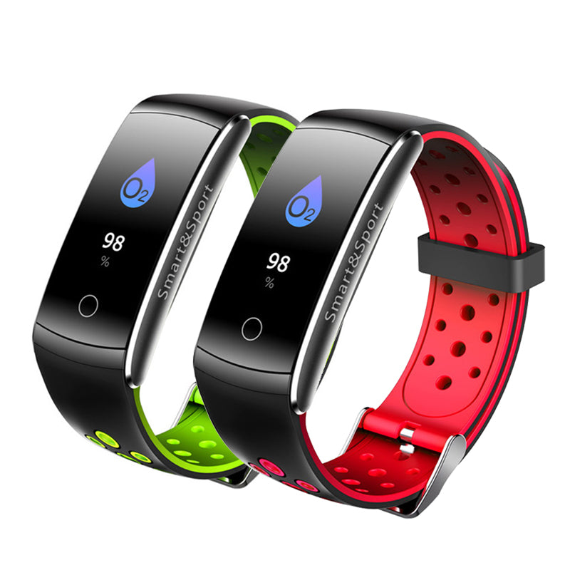 Q8S Smart Watch Passometer Sports Waterproof Smart Bracelet Heart Rate Monitor Blood Pressure Blood Oxygen Wristwatch For iPhone Android