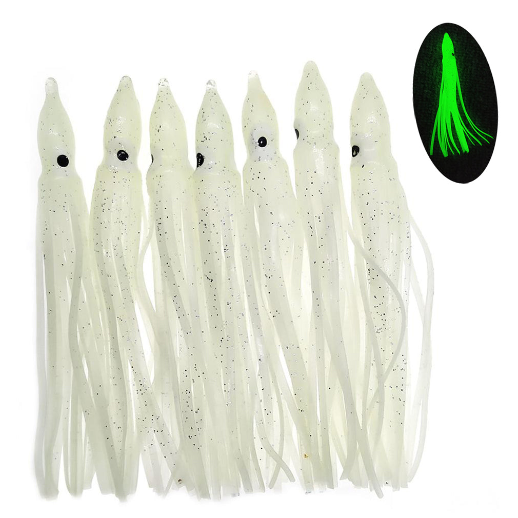 1000pieces Squid Skirts Rubber 5cm 9cm 11cm Soft Fishing Lures Octopus Hoochie Soft Baits Saltwater Fishing Tackle