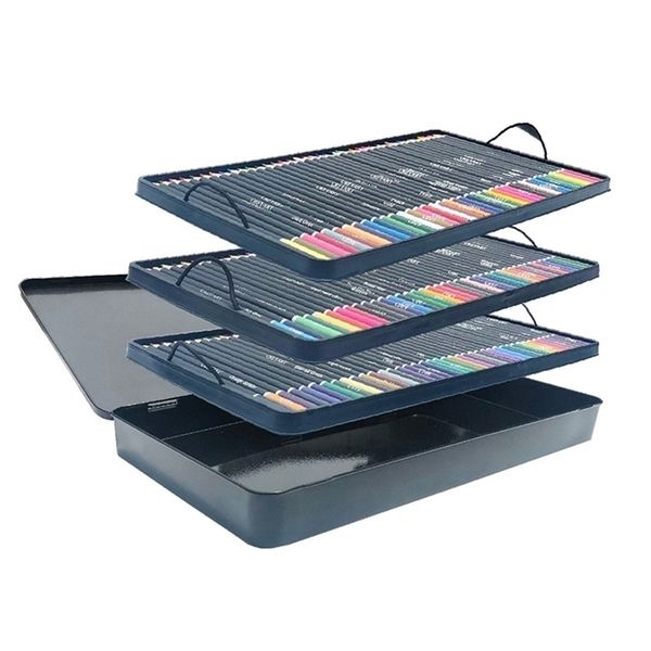 72-120 Colors Wood Colored Pencils Set Lapis De Cor Artist Painting Oil Color Pencil For School Drawing Sketch Art Supplies 201225