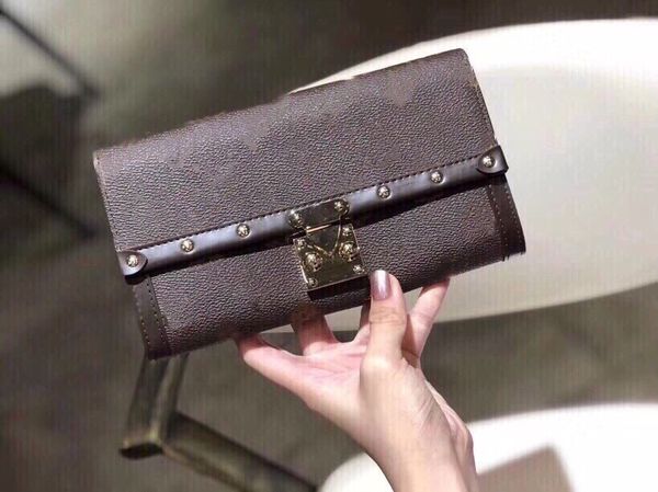 2025 luxurys wallet For Men -women Purse Printed flower leather Wallets For men Fashion Designer small purses card holder Wallet N60535