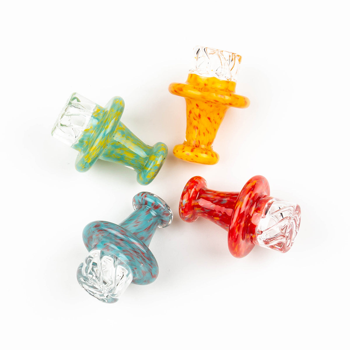 Hookahs Colorful Carb Cap Bubble Spinning For 25mm Quartz Banger Dab Rig Oil Rigs Bong Smoking Accessories G160