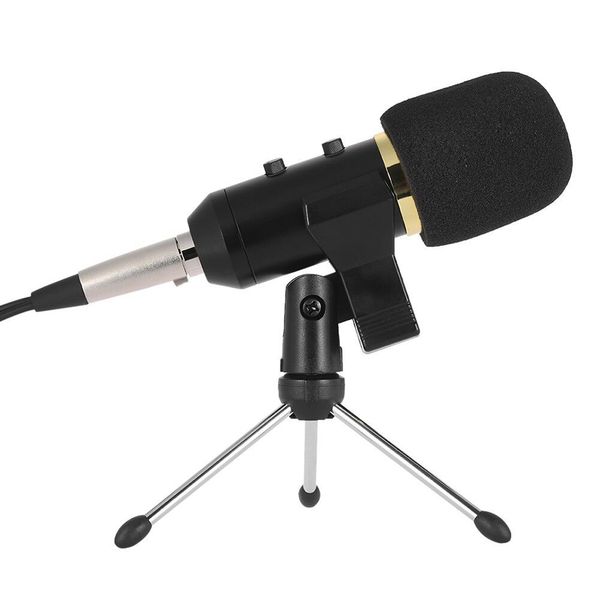 F100TL Wired Handheld Mic Video Recording USB PC Condenser Noise Cancelg Microphone with Stand For Computer